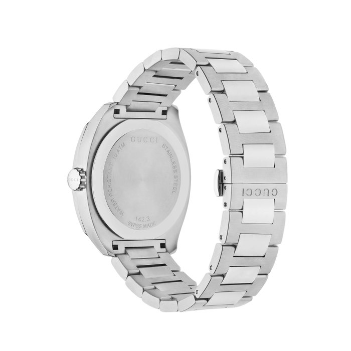 Gucci YA142303 Cadran Bleu et Boîtier Gris