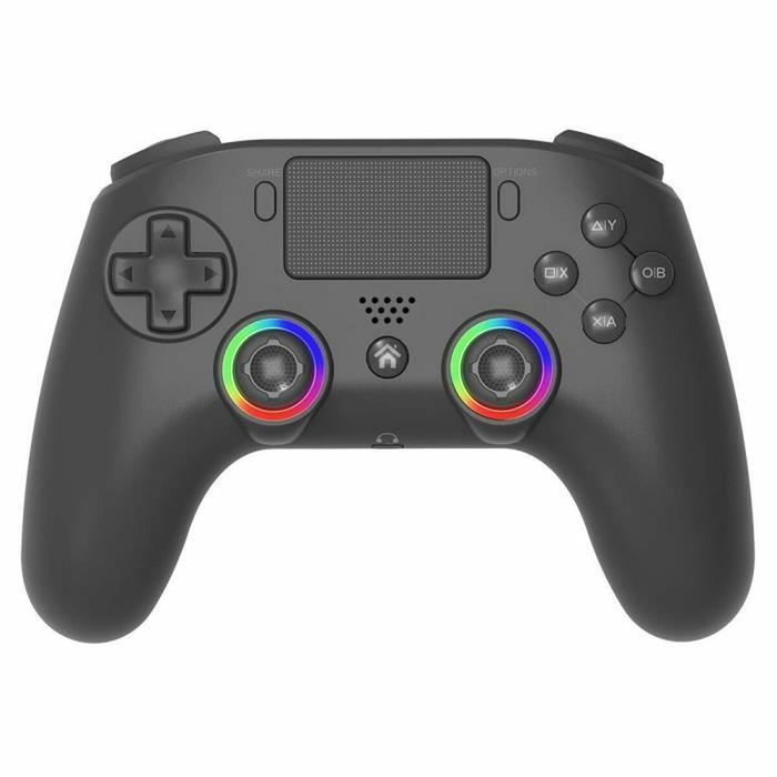 Subsonic Manette sans fil PS4 avec LEDs, Vibrations et Boutons M1/M2 - Noir Subsonic Manette sans fil PS4 avec LEDs, Vibrations et Boutons M1/M2 - Noir