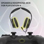 Subsonic Manette sans fil PS4 avec LEDs, Vibrations et Boutons M1/M2 - Noir