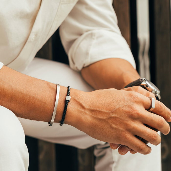 Bracelet Homme One Jewels OAMB5109LP Noir