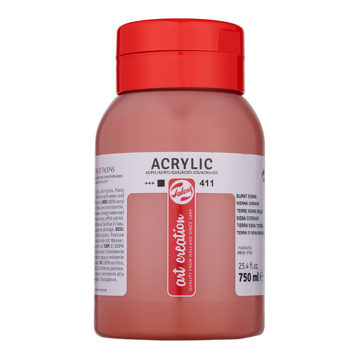 Talens Art Creation Peinture Acrylique Terre de Sienne Brûlée 750 ml Talens Art Creation Peinture Acrylique Terre de Sienne Brûlée 750 ml