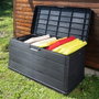 Coffre de jardin IPAE Progarden Aalpha alp22can Anthracite polypropylène 118 x 59 x 57 cm