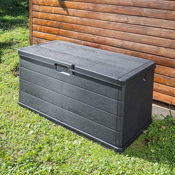 Coffre de jardin IPAE Progarden Aalpha alp22can Anthracite polypropylène 118 x 59 x 57 cm
