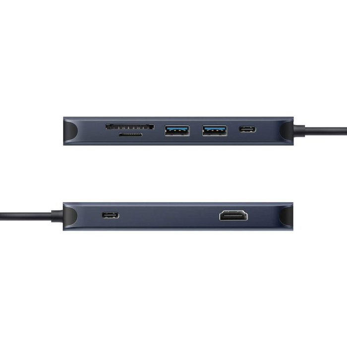 Hyper HD4004GL Hub USB-C 8-en-1 Universal 140W PD3.1 HDMI RJ-45 Gigabit Ethernet 4K 60Hz Hyper HD4004GL Hub USB-C 8-en-1 Universal 140W PD3.1 HDMI RJ-45 Gigabit Ethernet 4K 60Hz