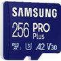 Carte Mémoire Micro SD avec Adaptateur Samsung MicroSDHC PRO Plus 256GB