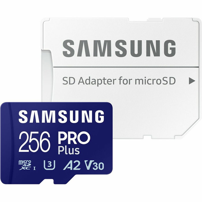 Carte Mémoire Micro SD avec Adaptateur Samsung MicroSDHC PRO Plus 256GB Carte Mémoire Micro SD avec Adaptateur Samsung MicroSDHC PRO Plus 256GB