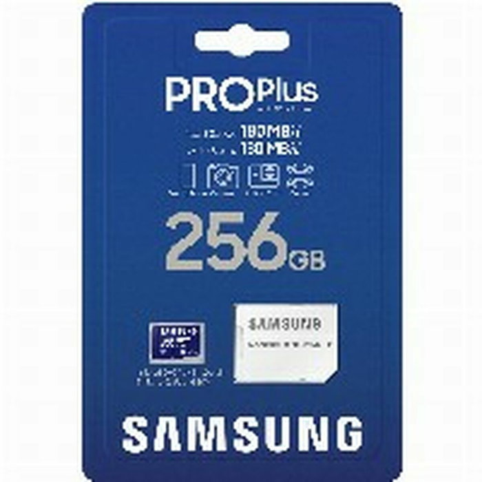 Carte Mémoire Micro SD avec Adaptateur Samsung MicroSDHC PRO Plus 256GB Carte Mémoire Micro SD avec Adaptateur Samsung MicroSDHC PRO Plus 256GB