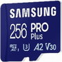 Carte Mémoire Micro SD avec Adaptateur Samsung MicroSDHC PRO Plus 256GB