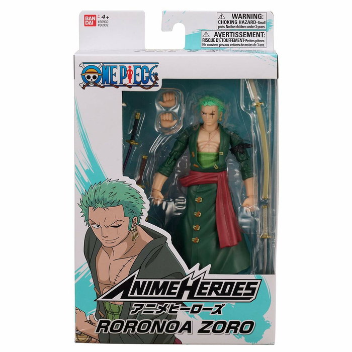 Bandai Figurine Anime Heroes Roronoa Zoro 17 cm - One Piece