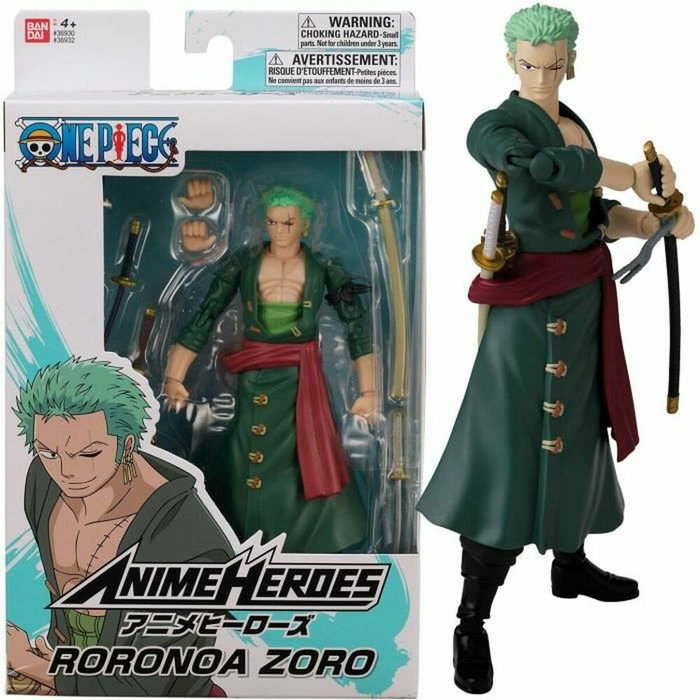 Bandai Figurine Anime Heroes Roronoa Zoro 17 cm - One Piece