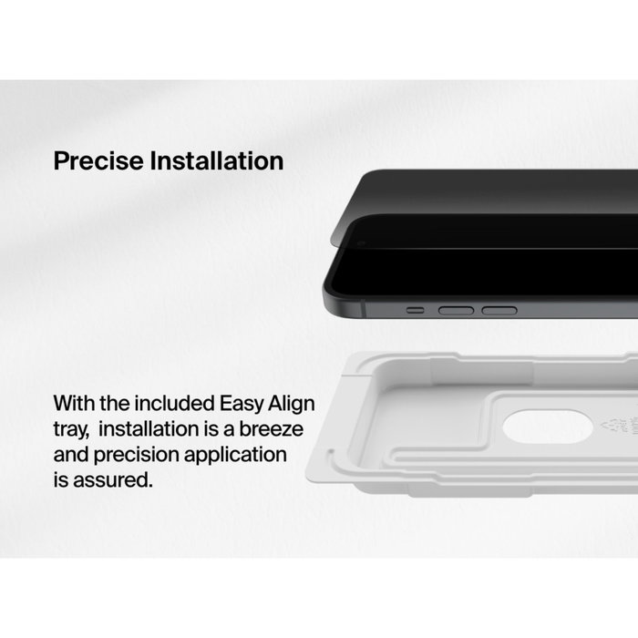 Belkin ScreenForce InvisiGlass AM Privacy pour iPhone 16 Plus / 15 Plus / 14 Pro Max