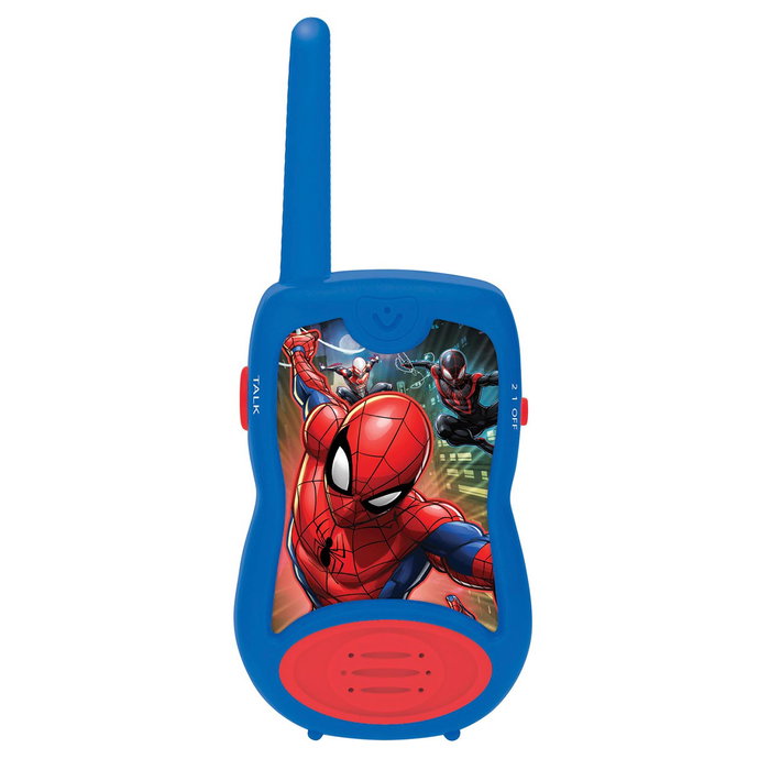 Lexibook Walkie-Talkie Spiderman TW12SP, Licence Officielle, Portée 120 Mètres, avec Pince de Ceinture, pour Enfants 3 Ans et Plus