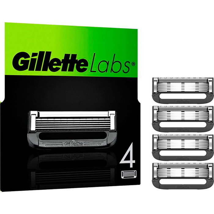 Gillette Recharge de Rasoir SKINCARE LABS - Lot de 4