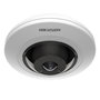 Hikvision Caméra réseau Fisheye fixe 5MP - 180° - Compression H.265+ - WDR 120 dB - Audio et alarme