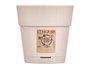 Stefanplast Maceta Plastique 15 cm Ethica Blanc Cassé avec Réservoir d'Eau 1,6 L (Set de 12)