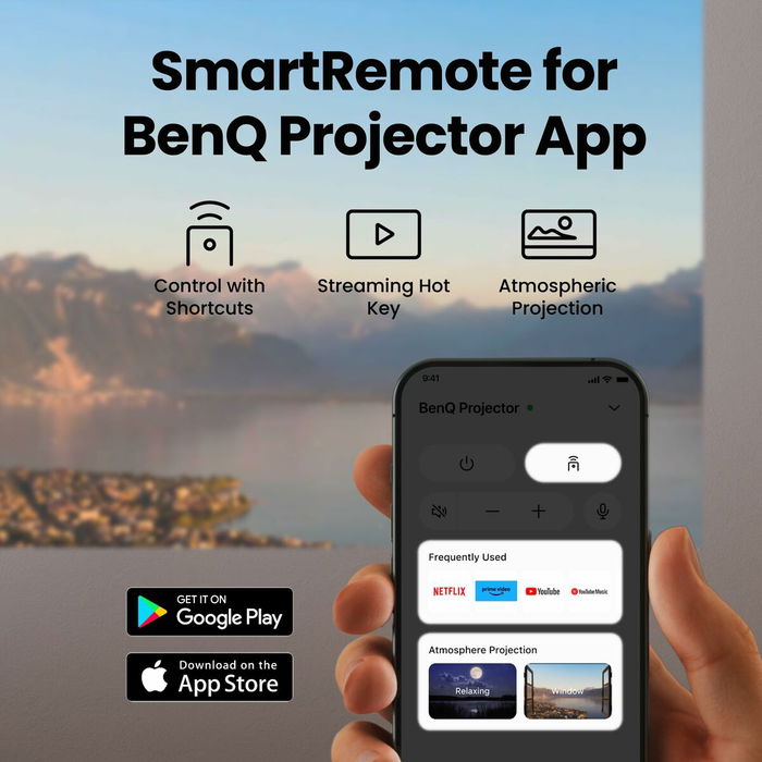 BenQ GP520 Projecteur 9H.JT177.59E Noir, Vidéoprojecteur portable avec HDMI, USB et Bluetooth