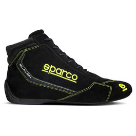 Sparco Botines Slalom 2022 Taille 45 Noir-Jaune S00129545NRGF Bottes de Compétition FIA 8856-2018 SFI3.3/43