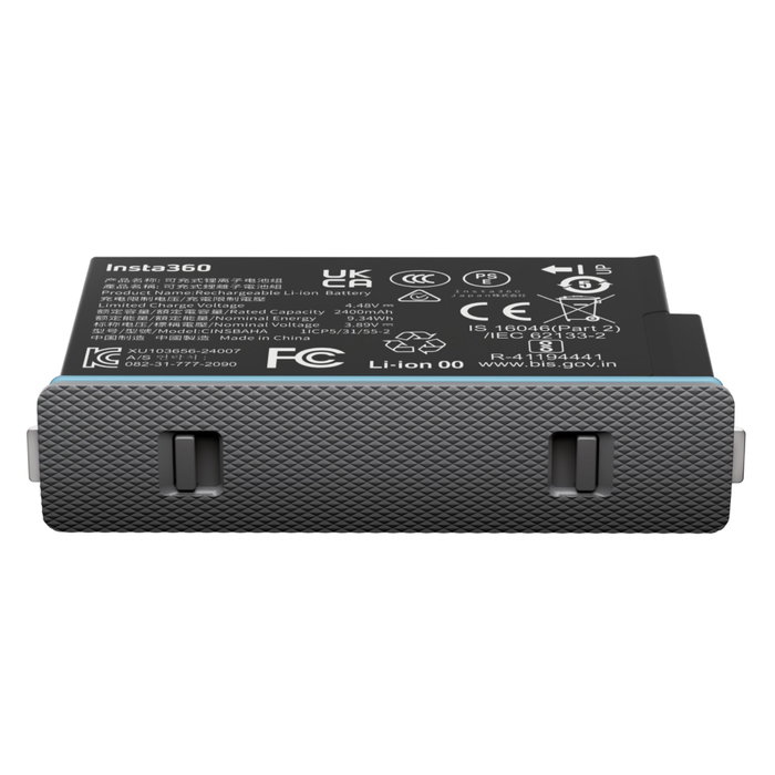 Insta360 Batterie pour X5, 2400 mAh Insta360 Batterie pour X5, 2400 mAh