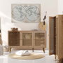 Home Deco Factory Tapisserie Murale Mapamundi 110x94 cm