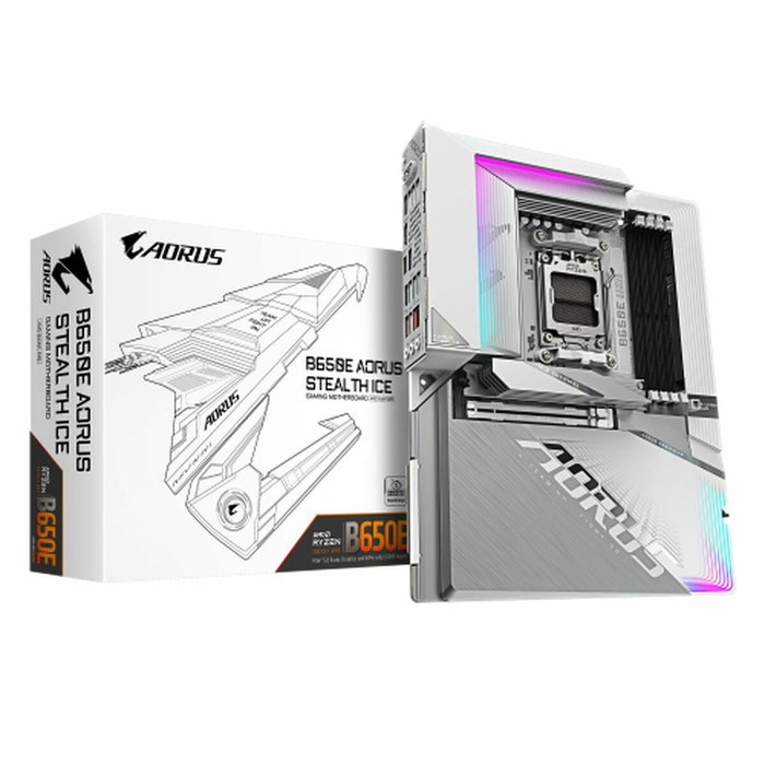 Gigabyte B650E AORUS STEALTH ICE AMD AM5 DDR5 Wi-Fi 7