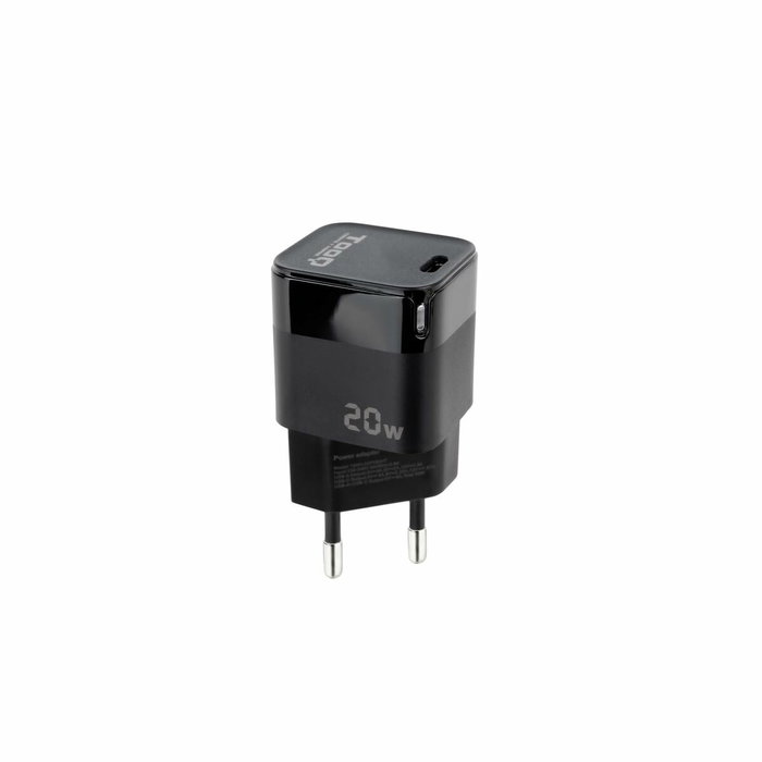 Chargeur mural TooQ TQWC-PD20 Noir 20 W Chargeur mural TooQ TQWC-PD20 Noir 20 W