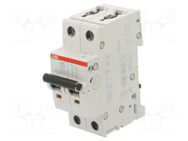 ABB S200 Disjoncteur 2 pôles 6A 400V AC 6kA