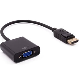Nilox Adaptateur DisplayPort vers VGA 0.15 m - Noir