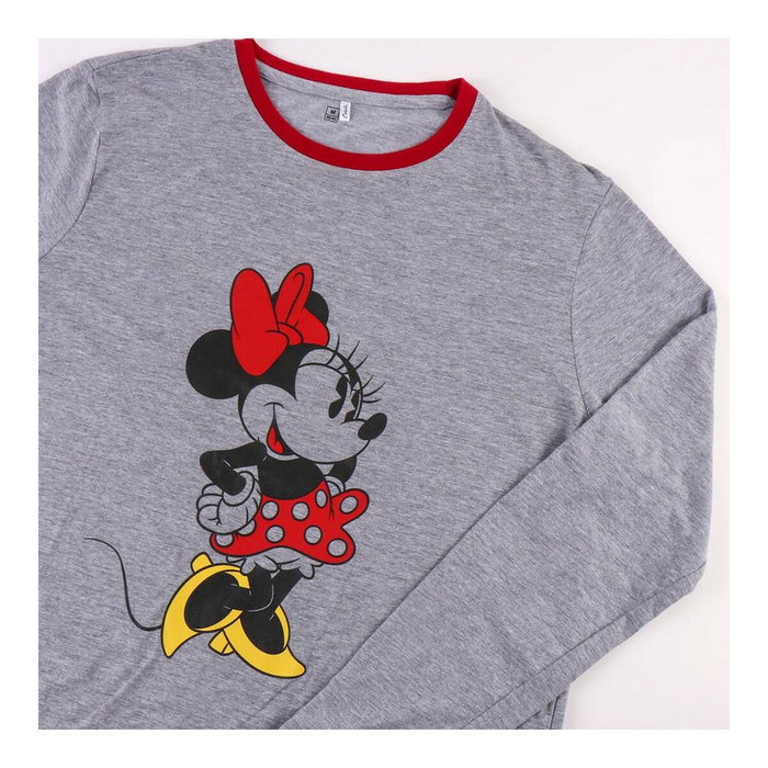 Pyjama Minnie Mouse Gris Femme L