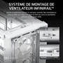 Corsair FRAME 4000X RS Boîtier PC Moyen Tour - Blanc - 4 ventilateurs RS120 - Flux d'air optimisé