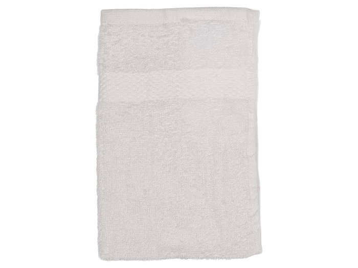 Berilo Serviette de toilette lisse 30x50 cm Blanc 80% coton 20% polyester (Set de 36)