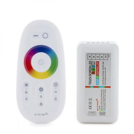 Contrôleur de bande LED RGBW 2,4G avec télécommande 12-24VDC 288-576W