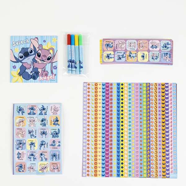 Cerdá Pack de 1000 autocollants Stitch pour enfants, motif multicolore - 21.5 x 21.5 cm Cerdá Pack de 1000 autocollants Stitch pour enfants, motif multicolore - 21.5 x 21.5 cm