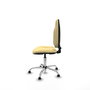 PIQUERAS Y CRESPO Chaise de bureau Algarra, similicuir crème, mécanisme de contact permanent