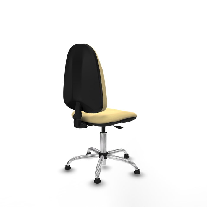 PIQUERAS Y CRESPO Chaise de bureau Algarra, similicuir crème, mécanisme de contact permanent PIQUERAS Y CRESPO Chaise de bureau Algarra, similicuir crème, mécanisme de contact permanent