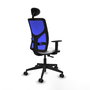 Chaise de Bureau avec Appui-tête Motilla Piqueras y Crespo 1D066N1 Blanc