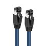 MicroConnect Câble réseau blindé CAT8.1 S/FTP 0,25m Bleu AWG 24
