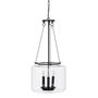 Suspension Noir Verre Fer 220-240 V 35 x 35 x 72 cm