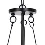 Suspension Noir Verre Fer 220-240 V 35 x 35 x 72 cm