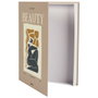 Home Deco Factory Boîte de rangement en forme de livre Deco Beauty-Flower