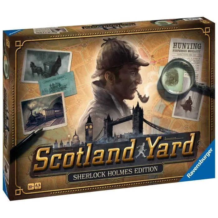 Ravensburger Scotland Yard Sherlock Holmes - Jeu de société et stratégie familial, à partir de 10 ans, Réf. 27344, Version française