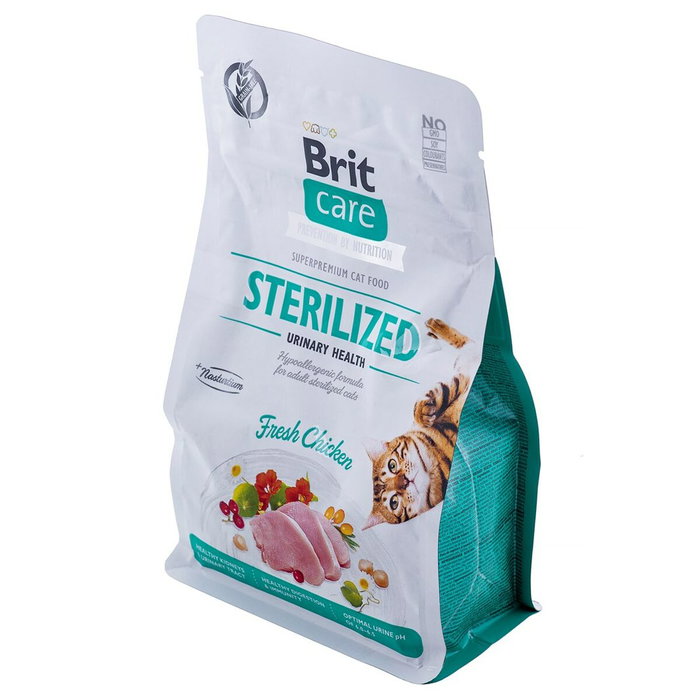 Aliments pour chat Brit Care Grain-Free Sterilized Urinary Adulte Poulet 400 g Aliments pour chat Brit Care Grain-Free Sterilized Urinary Adulte Poulet 400 g