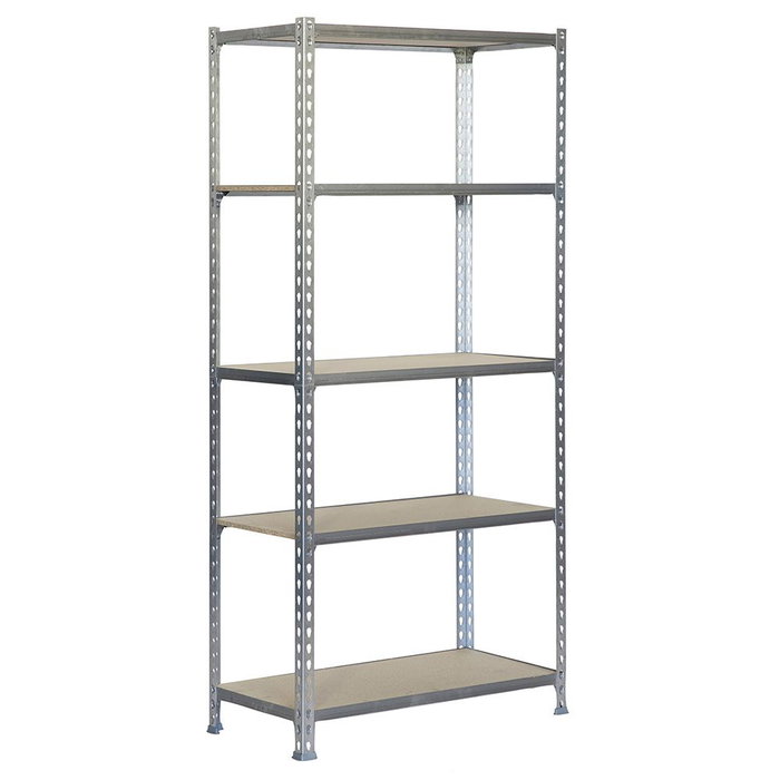 Étagère Simon Rack Bois 167,4 X 71 X 31 CM Gris 5 Etagères Étagère Simon Rack Bois 167,4 X 71 X 31 CM Gris 5 Etagères