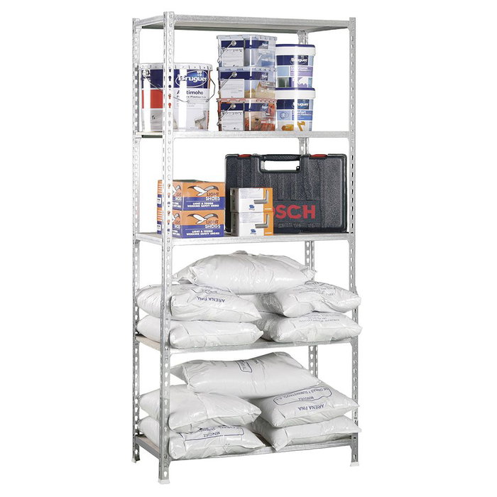 Étagère Simon Rack Bois 167,4 X 71 X 31 CM Gris 5 Etagères Étagère Simon Rack Bois 167,4 X 71 X 31 CM Gris 5 Etagères