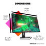 HP Omen 27u Écran PC Gaming - Moniteur 27 Pouces, Réf. 3G6W0E9#ABB