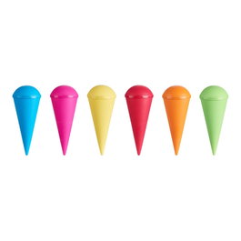 Champ Cendrier de plage couleurs assorties 6 x 6 x 16 cm