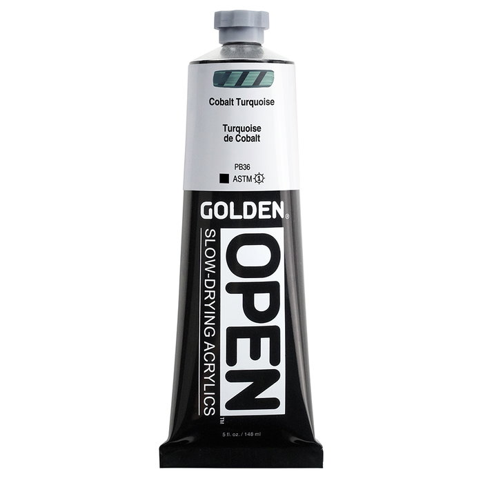 Golden OPEN Couleurs Acryliques Turquoise Cobalto 148 ml Golden OPEN Couleurs Acryliques Turquoise Cobalto 148 ml