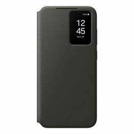 Samsung Étui Smart View avec porte-carte pour Galaxy S24 FE - Noir