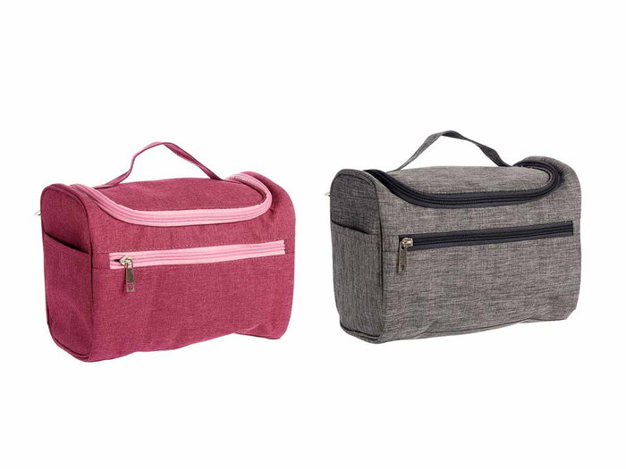 BERILO Nécessaire de voyage portable gris rose