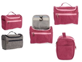BERILO Nécessaire de voyage portable gris rose