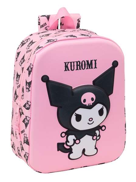 Safta Mochila guarderia 3D kuromi 3D - Sac à dos maternelle 3D Kuromi - 22x27x10 cm - Dès 3 ans Safta Mochila guarderia 3D kuromi 3D - Sac à dos maternelle 3D Kuromi - 22x27x10 cm - Dès 3 ans